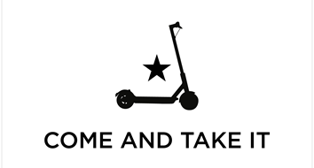 Don't Tread on My Electric Scooter